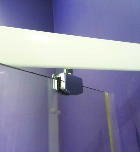 Paroi de douche pivotante Missi 4mm 80cm blanc - Prix net livré chez vous -